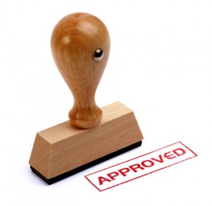 Rubber stamp approved